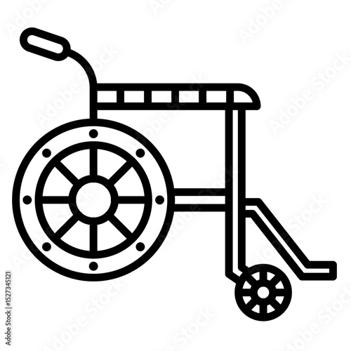 Wheelchair Vector Icon
