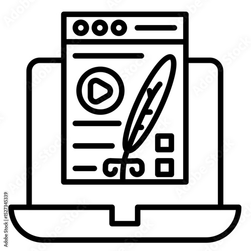 Publisher Vector Icon