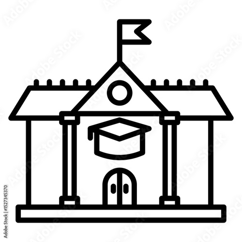 University Vector Icon