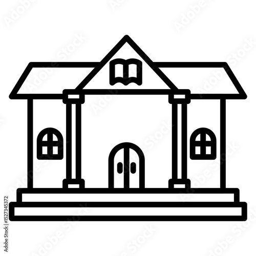 School Vector Icon