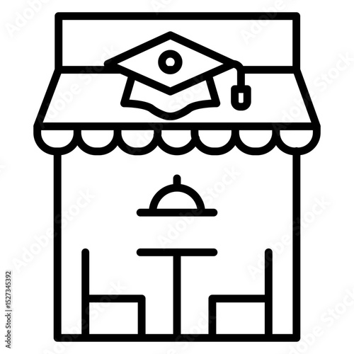 Canteen Vector Icon