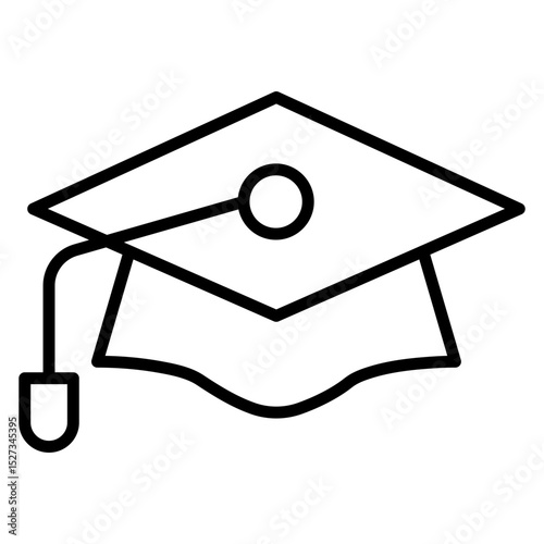 Mortarboard Vector Icon
