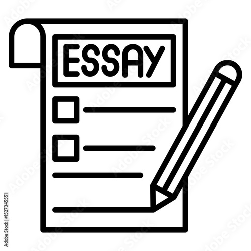Essay Vector Icon