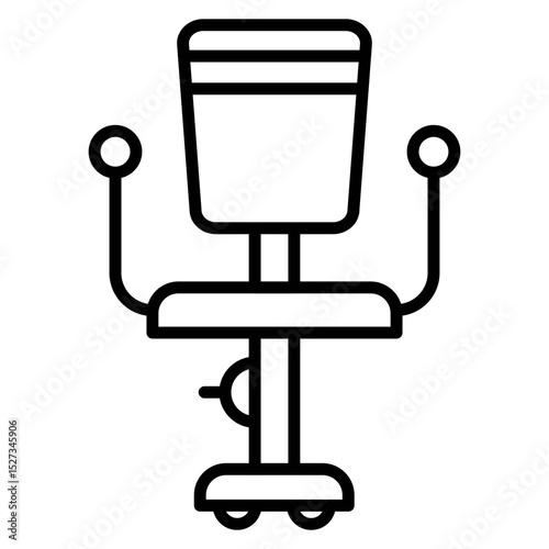 Office Chair Vector Icon