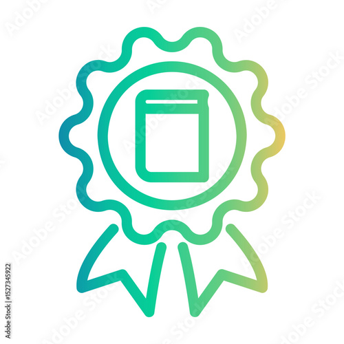prize Line Gradient Icon