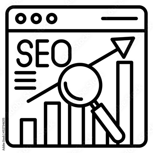 SEO Optimization Vector Icon