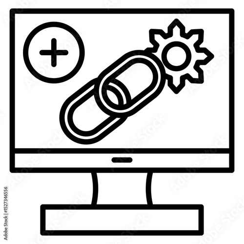 Link Building Vector Icon