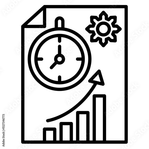 Time Management Vector Icon