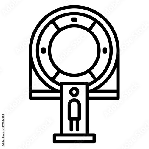 MRI Scan Vector Icon