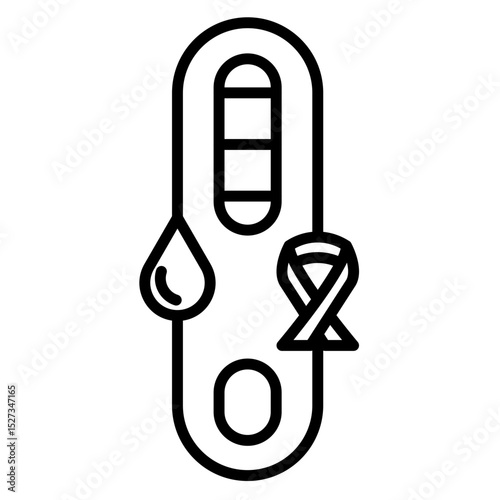 HIV Test Vector Icon