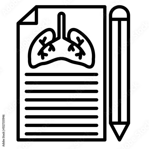 TB Treatment Plan Vector Icon