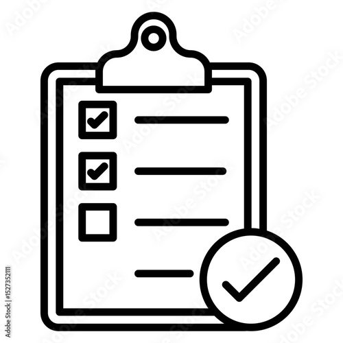 Assessment Checklist Vector Icon