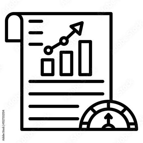 Performance Metrics Vector Icon