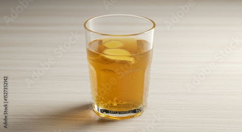 Wallpaper Mural Mockup of Ginger Honey Tea in Glass  Pure, Fresh, Authentic Torontodigital.ca