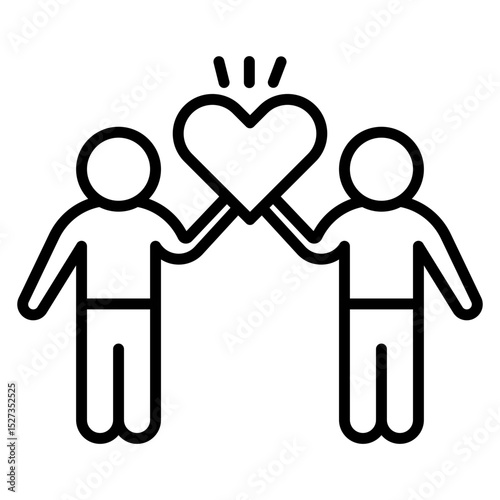 Always Together Vector Icon