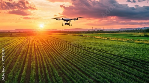 satellite imaging providing farmers with crop health reports, enabling early pest detection and reducing pesticide use through smart farming technologies.