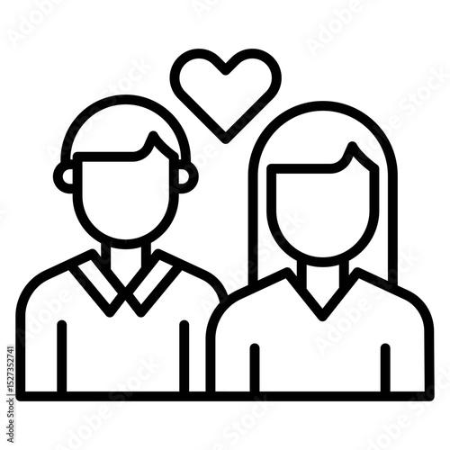Heartfelt Bonds Vector Icon