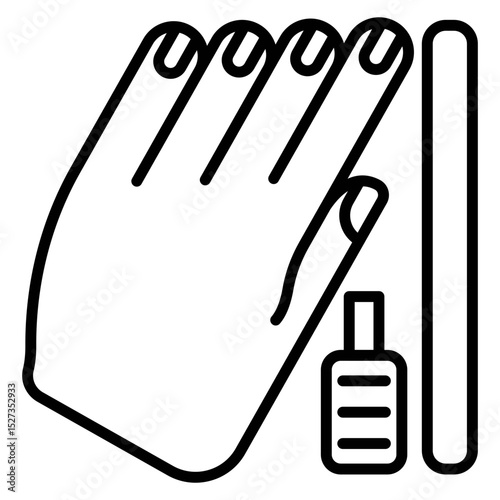 Manicure Vector Icon