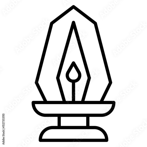Salt Lamp Vector Icon