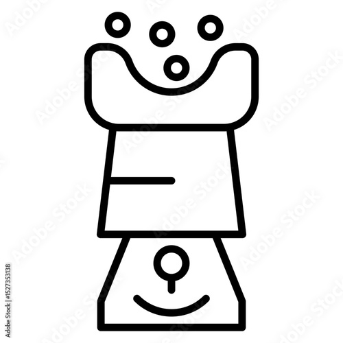 Facial Steam Vector Icon