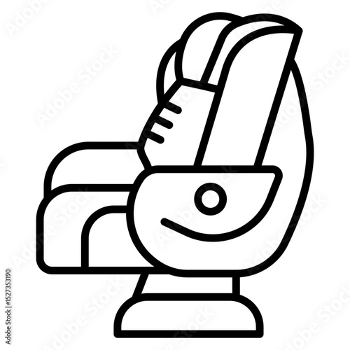 Massage Chair Vector Icon