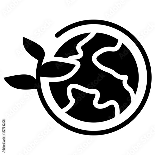 Environment Glyph Icon