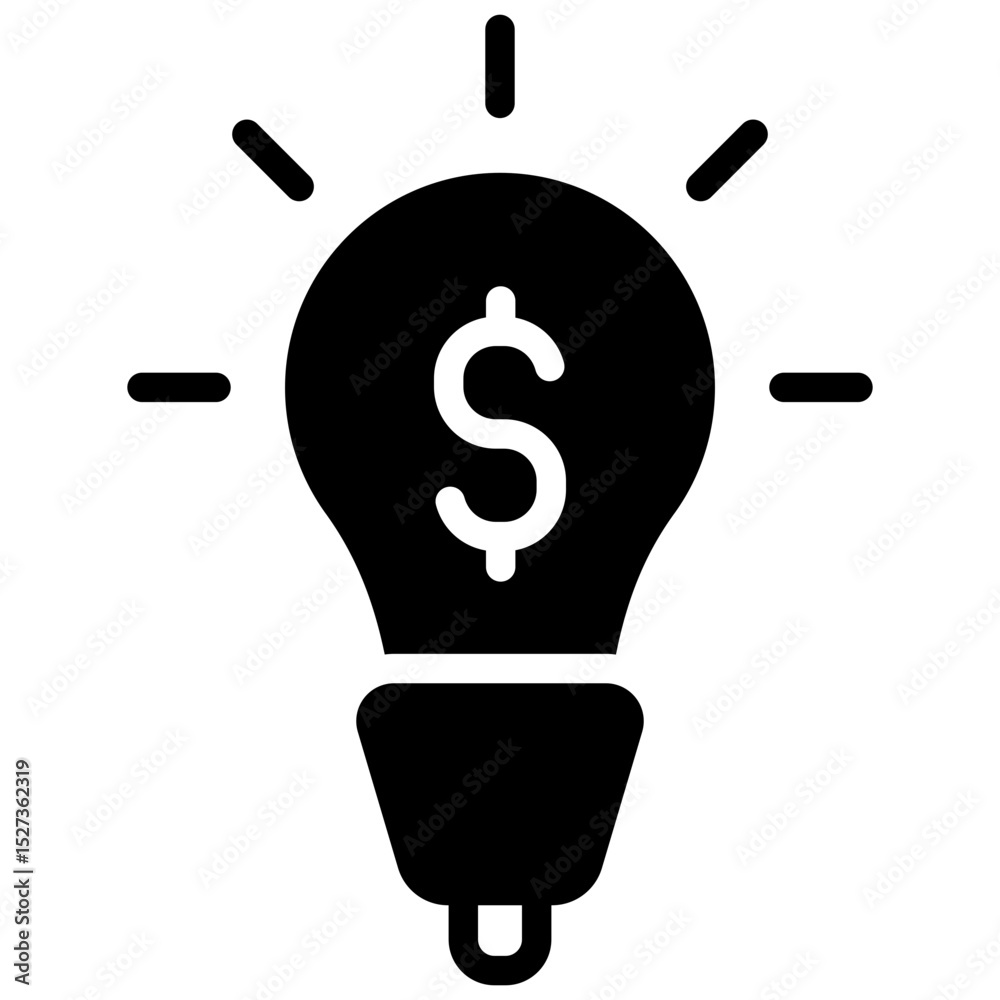 Business Glyph Icon Business Glyph Icon