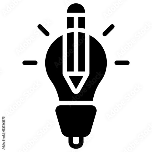 Creativity Glyph Icon