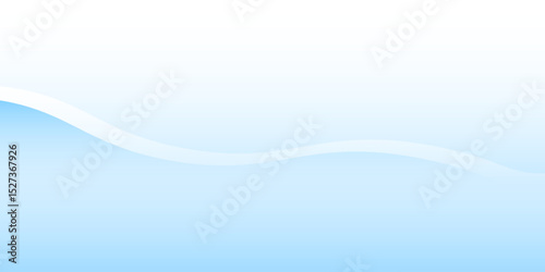 Modern white wavy glowing lines on a blue background. Futuristic digital high-technology pattern design