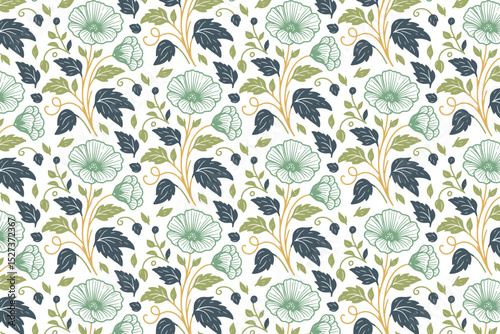 seamless line art florals stylish repeat.modern minimalism one line textile.decorative wrapping paper home textile.pillow cover flower sketch fashion.hand drawn design table top

