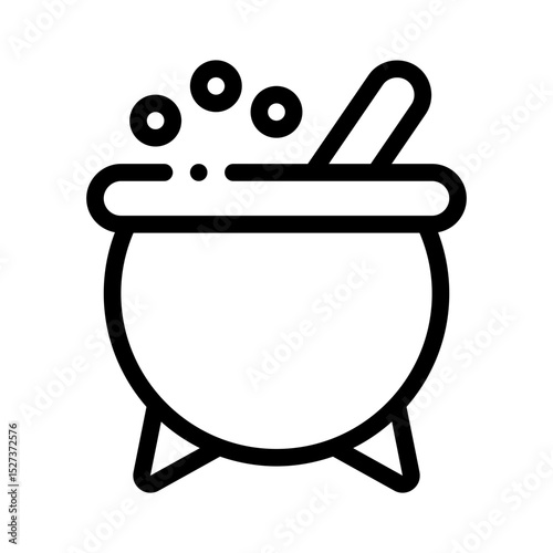 cauldron line icon