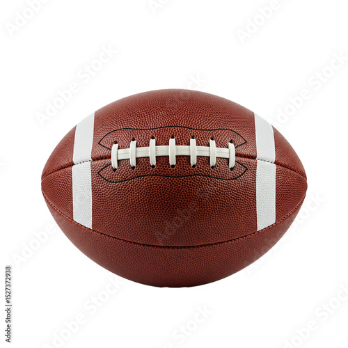 american football isolated on white background