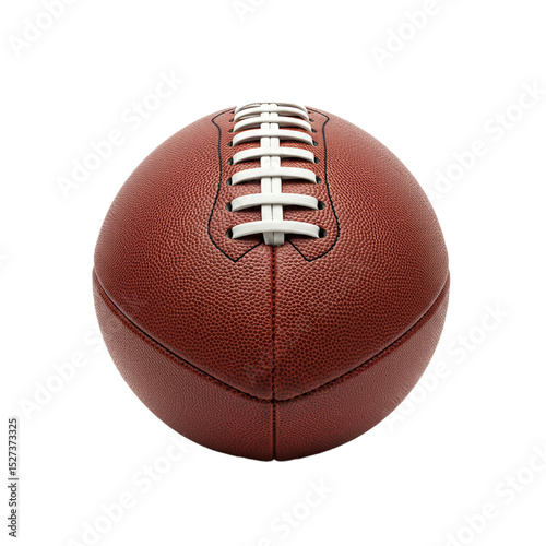 american football isolated on white background