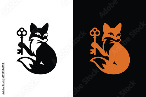 Fox key logo