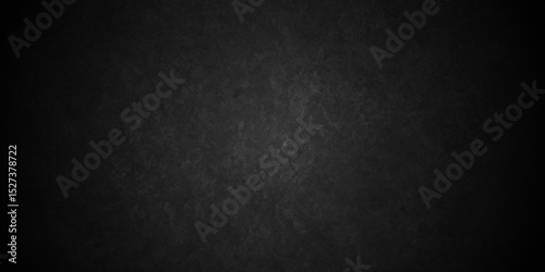 Dark black grunge wall textured concrete background. backdrop dark grey black slate background or texture. Vector blackboard concrete texture. Stone wall background.	
