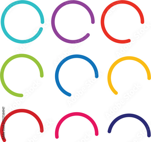 Circular Step-by-Step Process Infographic Vector in Soft Colors