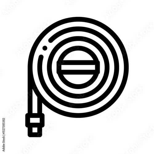 fire hose line icon
