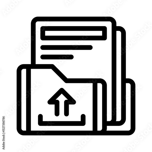 upload file line icon