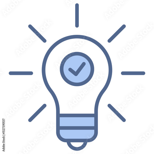 Problem Solving Blue Icon