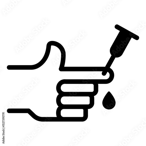 blood test Solid icon
