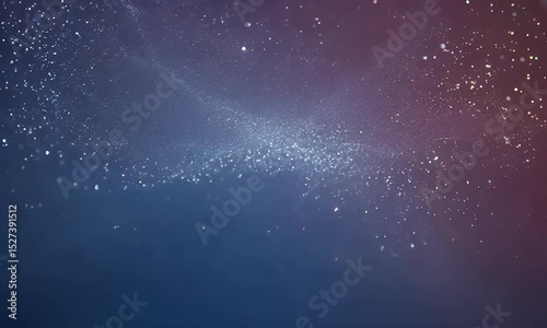 Abstract digital wave with glowing particles flowing across a dark gradient background.