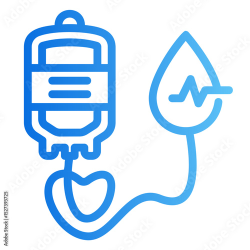 blood donation Gradient icon