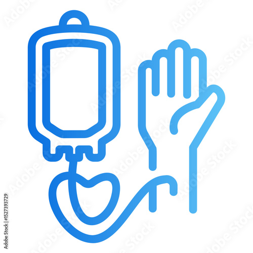 blood donation Gradient icon