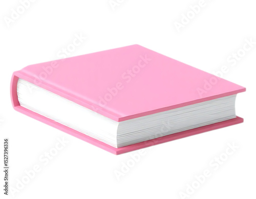 Pink Hardcover Book A Study in Education and Literature