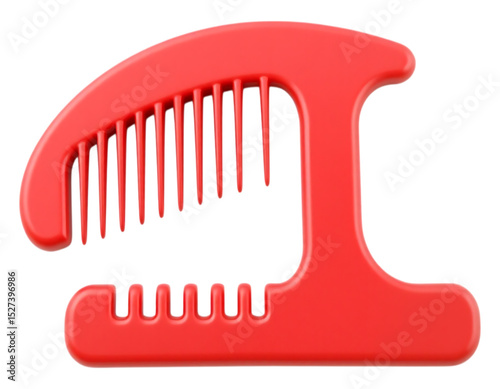 Red Hair Comb - 3D Cartoon
