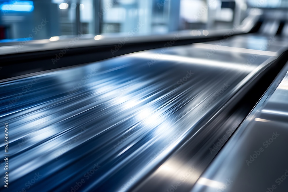 Obraz premium fast moving escalator