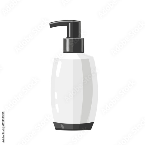 2D flat Soap Dispenser vector illustration, isolated on a white background.