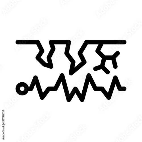 aftershock line icon