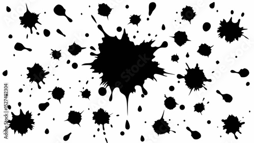black ink splat