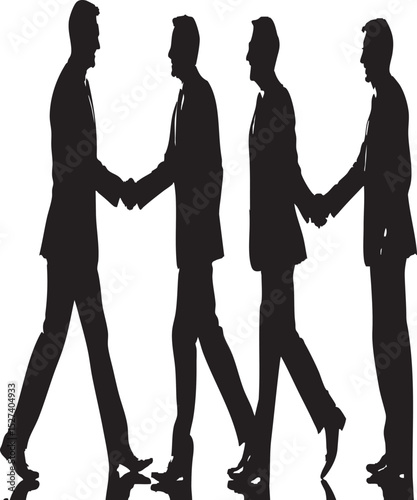  Business Handshake Silhouette